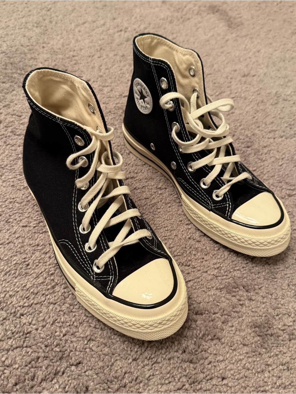 Converse Black High-Top Canvas Sneakers